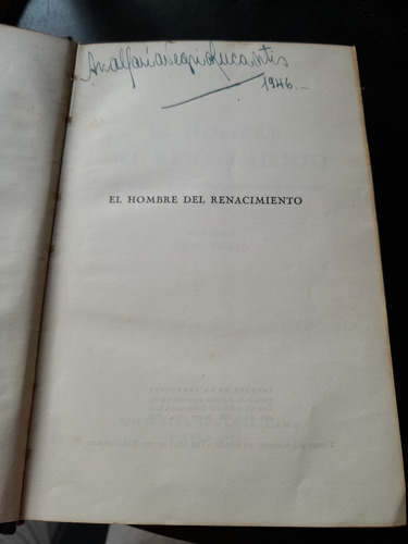 Ralph Roeder.el Hombre Del Renacimiento.savonarola,...1946 (Usado)
