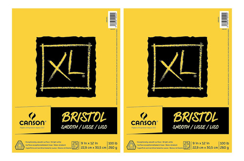 Canson Xl Series Bristol Pad, Papel Pesado Para Tinta, Marca