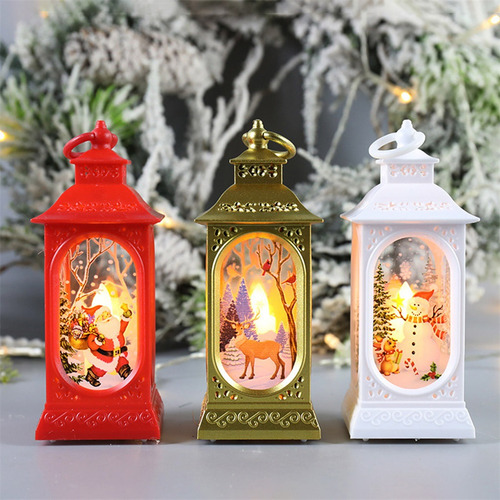 Faroles De Navidad Led Con Forma De Muñeco De Nieve De Alce