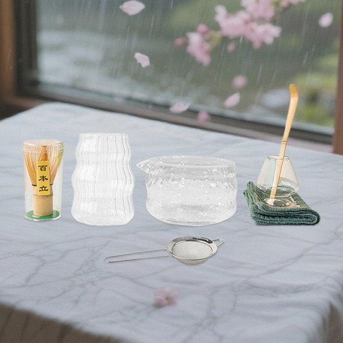 Juego De 7 Piezas De Té Matcha Ceremonial Japonés Con