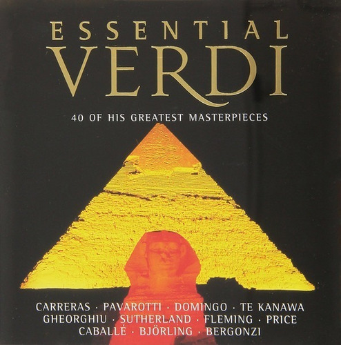 Varios Essential Verdi - 40 Of His Greatest Cd Impecable 