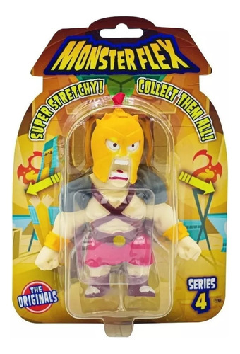 Muñeco Gladiador Estirable Monster Flex Original Fidget Toy 