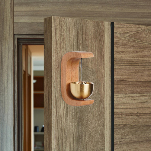 Wind Chime Doorbell Magnetic Ornament Light Color
