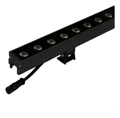 Barra Led Bañador De Pared Wall Washer 36w 24v Ip66 Negro