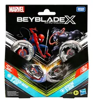 Comprar Beyblade X Marvel Pack De 2 Spider-man 3-60f Vs Venom 3-80n Color Rojo
