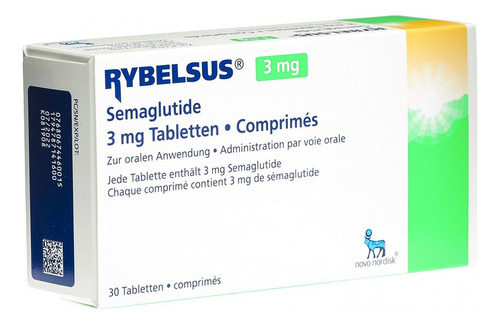Rybelsus 3 Mg Caja Con 30 Tabletas