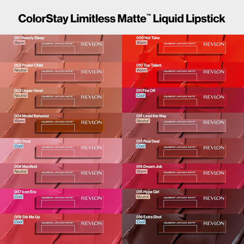 Lápiz Labial Revlon Colorstay Limitless Matte 001 Beauty Sle