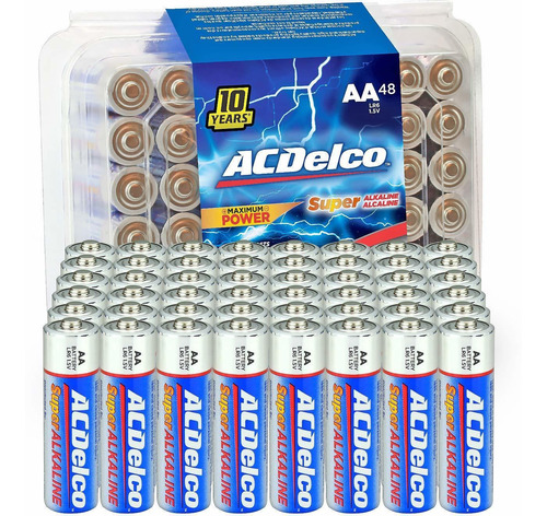 Acdelco - 48 Pilas Aa, Batera Superalcalina De Mxima Potenci