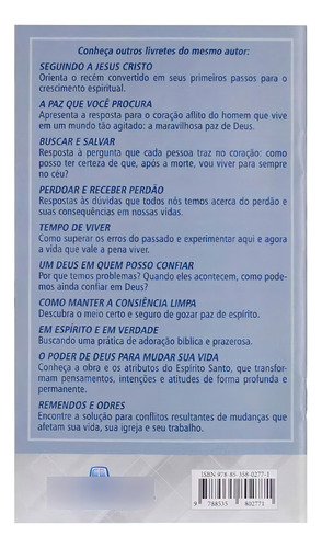 Conhecendo A Jesus Cristo - Livreto - George R. Foster, De George R. Foster. Editorial Betânia, Tapa Flexível En Português