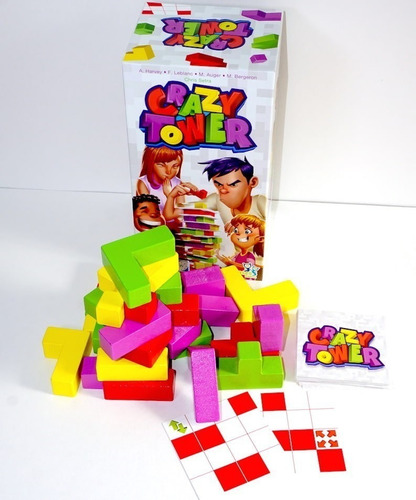 Imagen 4 de 4 de Crazy Tower Base: Juego De Mesa Para La Familia Y Amigos