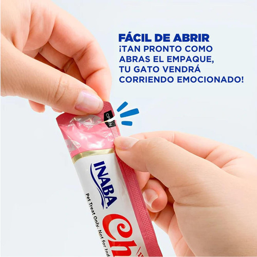 Inaba Churu AtĂșn Snack Premio Para Gatos 4 Tubos De 14 Grs C