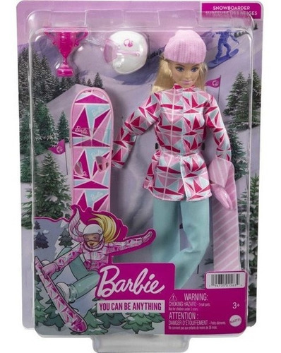 Barbie Articulada Snowboard - Esquí - Nieve -original Mattel