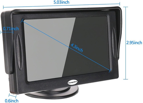 Imagen 3 de 3 de Retrovisor Con Camara De Reversa V4