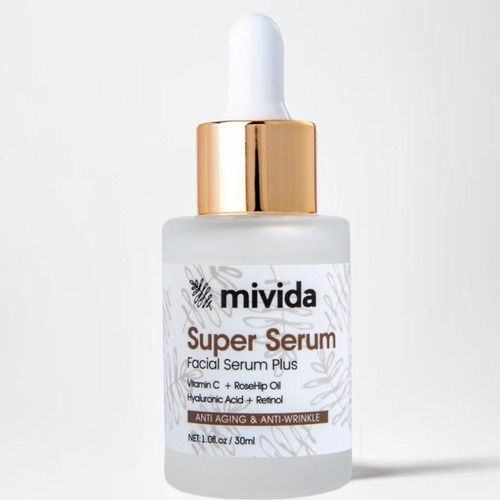 Mivida Super Serum Para Rostro 1.0 Oz | Sérum Facial Natural