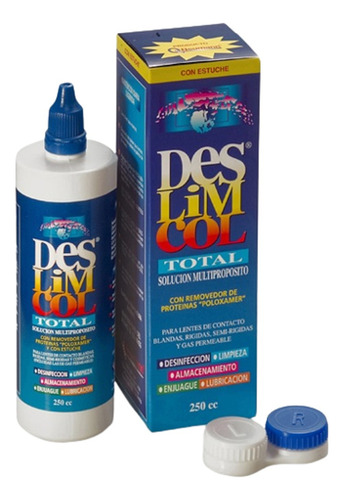 Solución Multipropósito 250 Cc + Estuche - Líquido Lentes