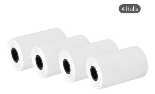 4 Rollos De Papel De Recepción Térmica 57x40 Mm/2.24x1.57 Pu