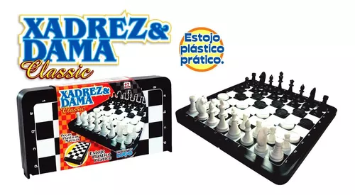 Jogo De Dama Com Estojo Jogos De Tabuleiro Clássico Oficial - Lugo