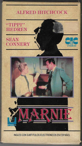 Marnie Vhs Alfred Hitchcock Tippi Hedren Sean Connery