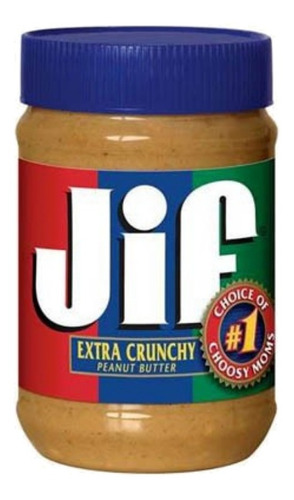 Manteiga Amendoim Jif Extra Crunchy 454g Peanut Butter