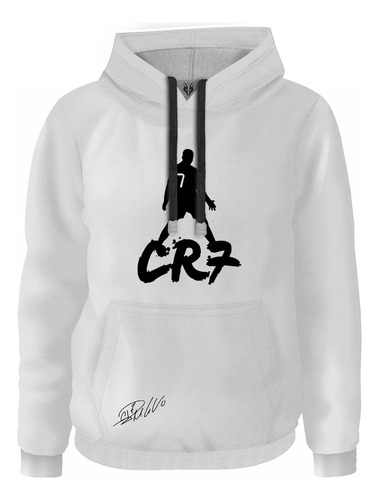 Hoodie Buzo Buso Saco Futbol Cristiano Ronaldo Cr7 Bichote