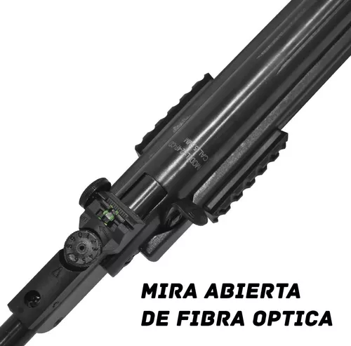 Rifle Aire Comprimido Madera + Mira + Balines + Envío Gratis