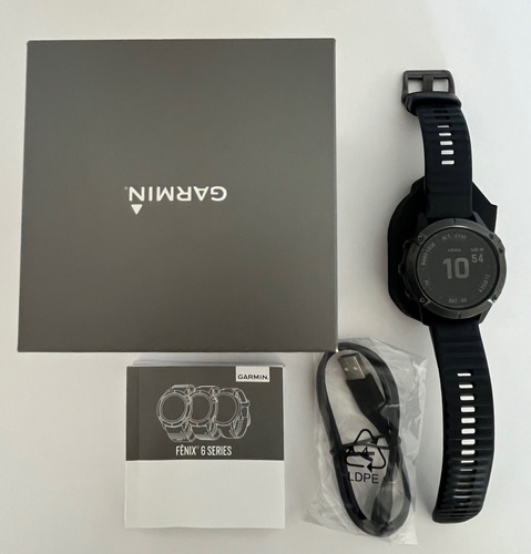Garmin Fenix 6 Sapphire Carbon Gray Dlc Titanium Zafiro (Usado)