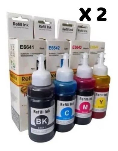 Tintas Eocprint   T664 Epson Dye  L210 L110 L555 L350 L395