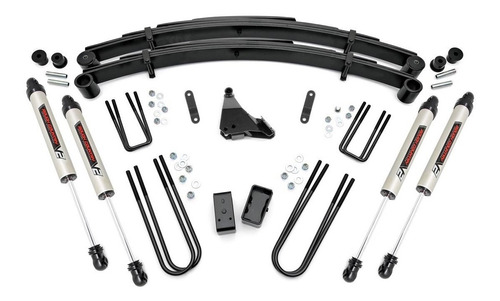 Kit Elevación 4in Resorte Bloques Ford Super Duty 1999-2004