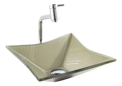 Kit de bañera, lavabo suspendido, lavabo de vidrio de color mármol travertino
