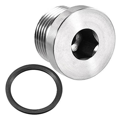 Tapa Rosca M27x2 Acero Inoxidable Para Terminar Tubos