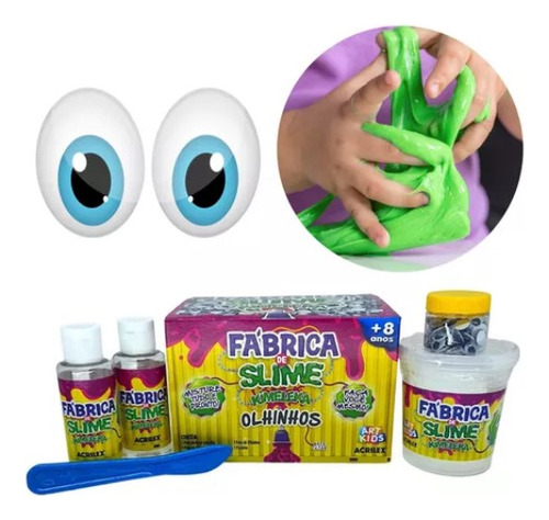 Fabrica De Slime Kimeleka Olhinhos Divertidos - Acrilex