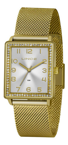 Relógio Feminino Analógico Lince Lqg4665l C2kx Dourado