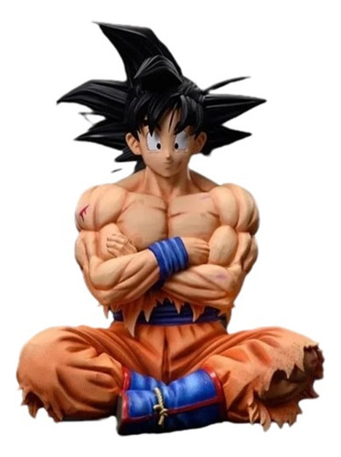 Figura Goku Sentado (cabeza Reemplazable) - Dragon Ball