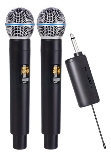 Micrófono De Mano Dinámico Dual Profesional Para Cantar
