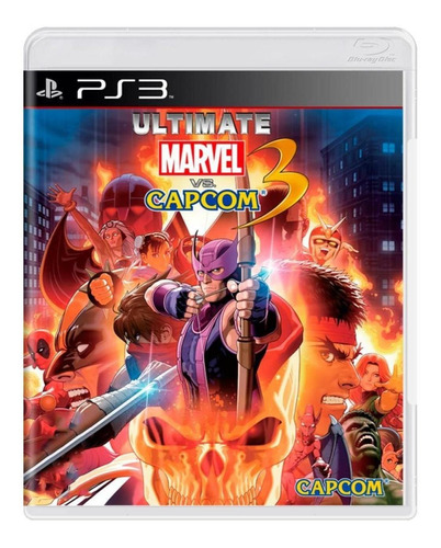 Jogo Novo Midia Fisica Ultimate Marvel Vs Capcom 3 Para Ps3