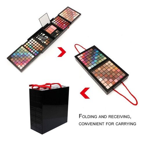 Conjunto De Combinação De Sombras 177 Cores Kit Grande Matte