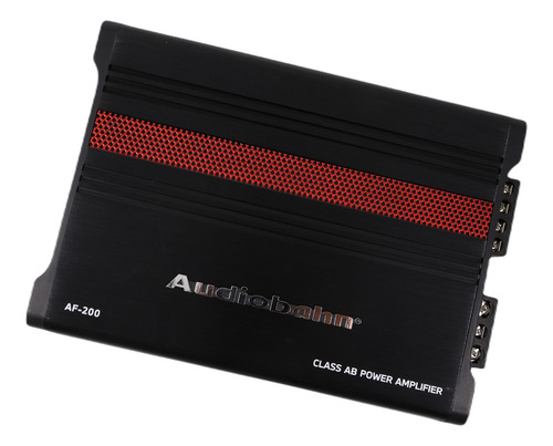 Amplificador 2 Canales Audiobahn Af-200 350 Watts Forza Negro
