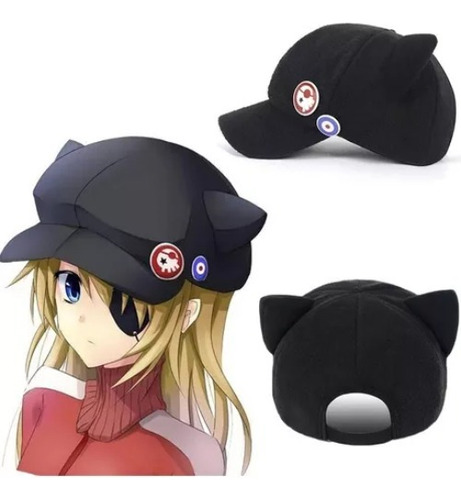 Neon Genesis Evangelion Eva Asuka - Gorro Ajustable Con Orej