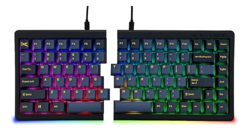 Teclado Mecanico Ergonomico Md770 Rgb Tkl - Cherry Mx