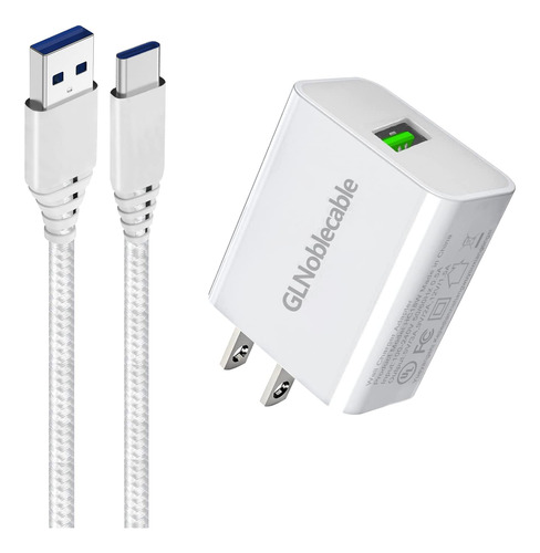 Cargador Rapido De Pared Y Cable De Carga Usb C Para Nokia G