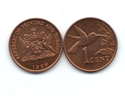 Trinidad Y Tobago Moneda 1 Cent Año 1999 Km#29 Sin Circular