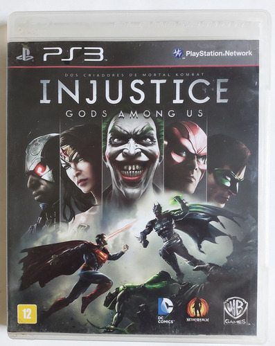 Jogo Injustice Gods Among Us Original Ps3 Midia Fisica Cd. (Usado)