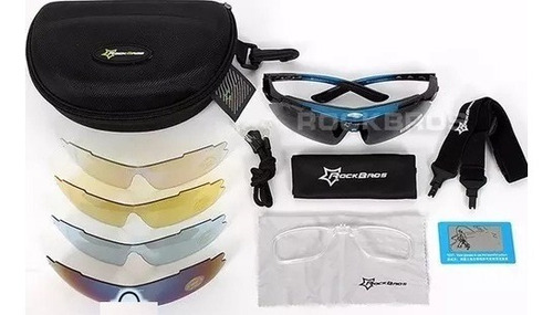 Lentes De Sol 5 Lunas Rockbros Ciclismo Regalo