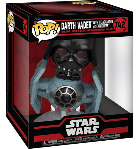 Darth Vader Tie Advanced Starfighter Star Wars 742 Funko Pop