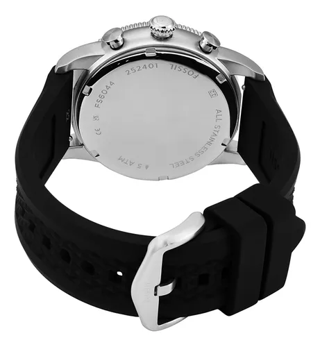 Reloj Hombre Fossil Sport Tourer De Silicona 42mm Fs6044