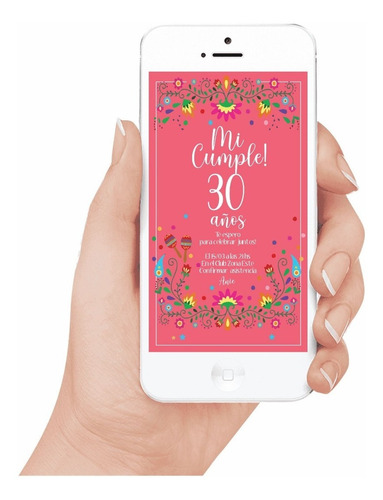 Invitación Divertida Mujer Cumple Personalizado Whatsap