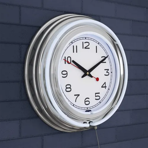 Reloj Pared Color Blanco