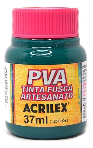 Tinta Fosca Para Artesanato 37ml Verde Bandeira (1/12)