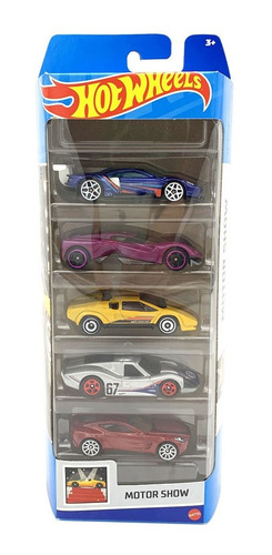 Hot Wheels  5 Pack - Motor Show - 1/64 - Hly63