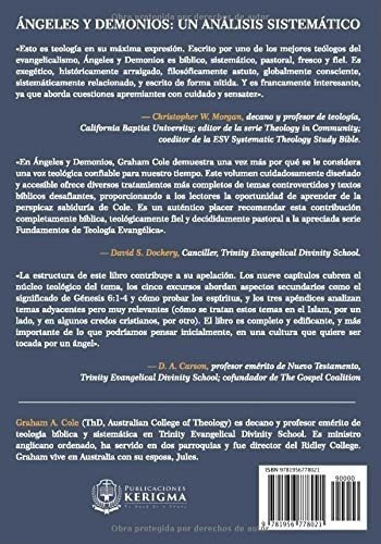 Angeles Y Demonios Fundamentos De Teologia..., De Cole, Graham. Editorial Publicaciones Kerigma En Español